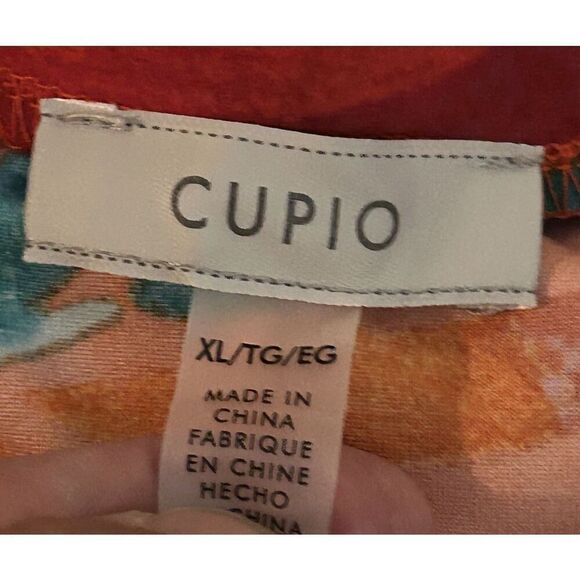 Cupio Women's Size XL Boho Floral Long Midi Skirt All Over Print - Picture 3 of 4